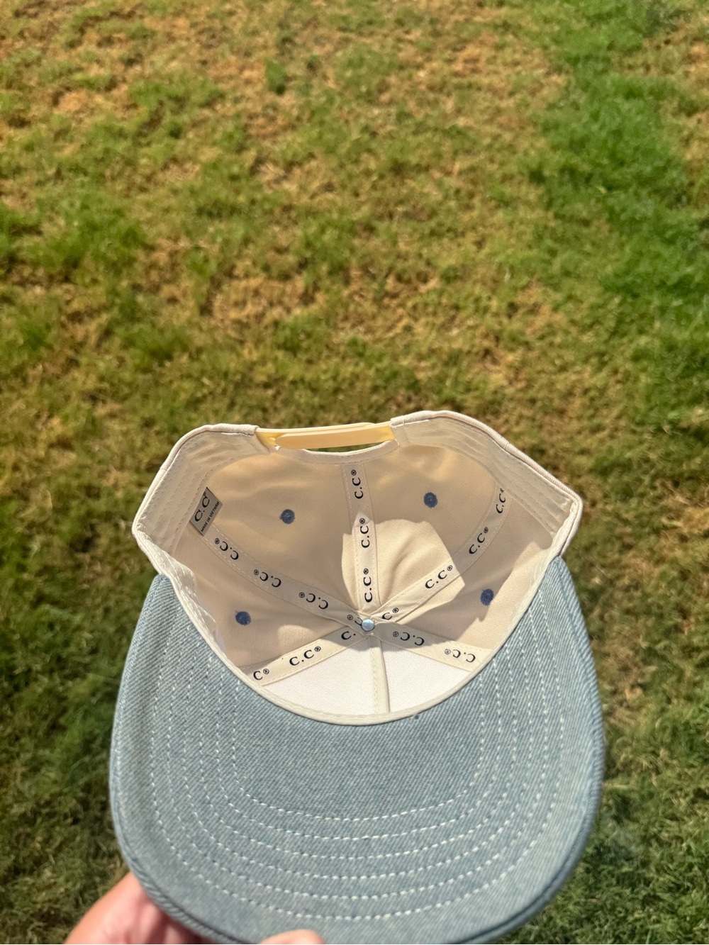 Cowboy denim - boutique trucker hat - Picture 3 of 4
